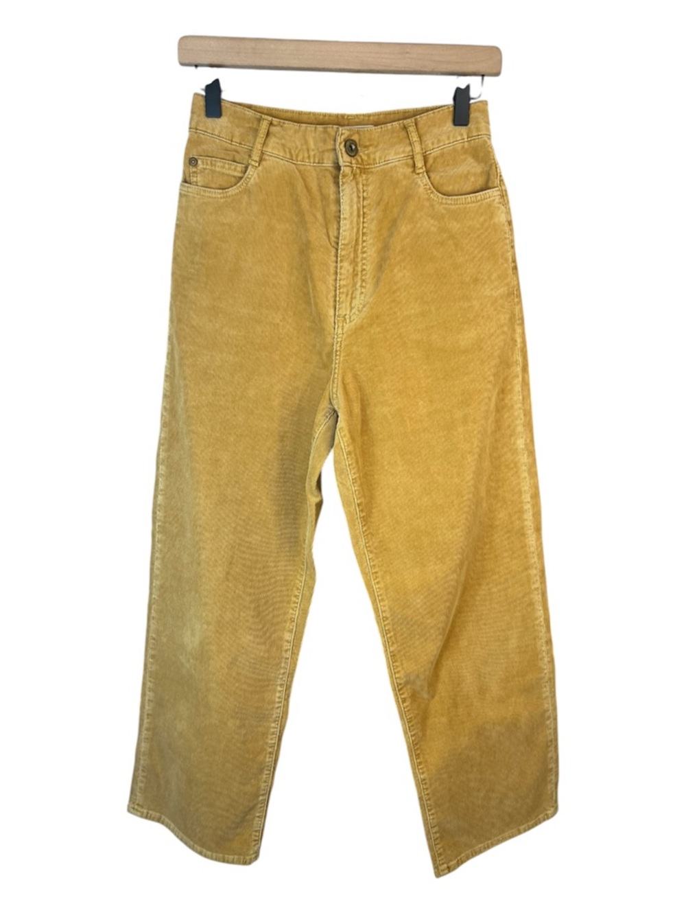 Sessun Velvet Cruise Women’s Marigold Cropped Corduroy Ankle Pants